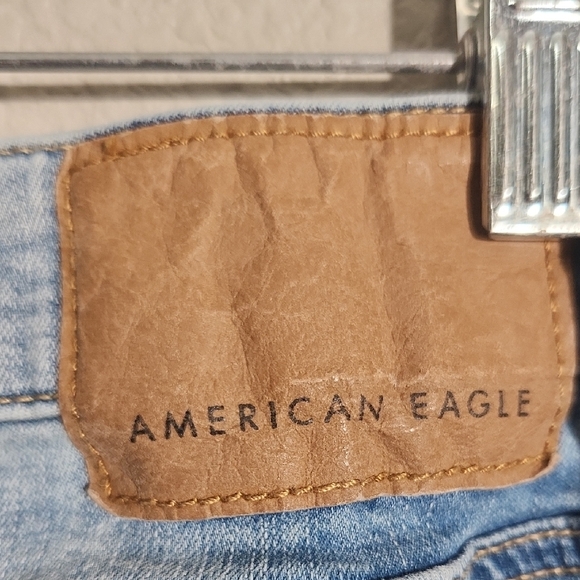 American Eagle Jeans Next Level Stretch Slim Blue Cropped Ankle Jeans 28 - Picture 3 of 13